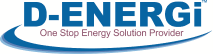 D Energi supplier logo.